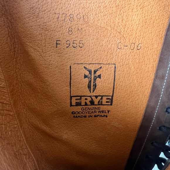 Frye lace up riding boot - Picture 6 of 7